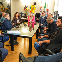 Assessore Satta incontra associazione ricciai Assessore Satta incontra associazione ricciai