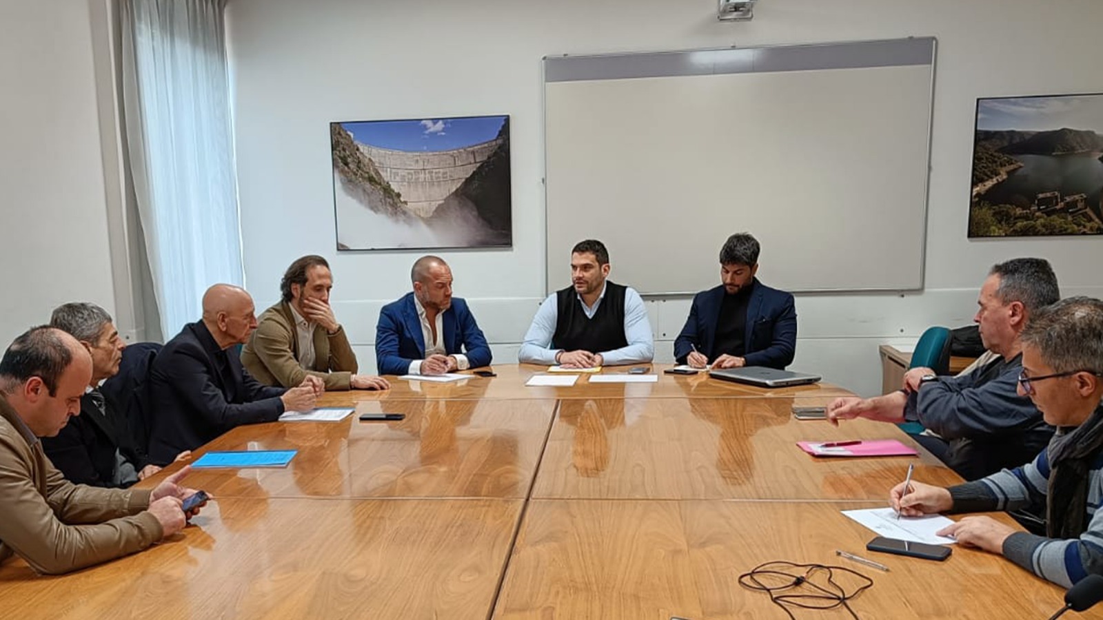 assessore Saiu incontro sindaci viabilità assessore Saiu incontro sindaci viabilità