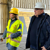 assessore Pili visita Sider Alloys Portovesme assessore Pili visita Sider Alloys Portovesme
